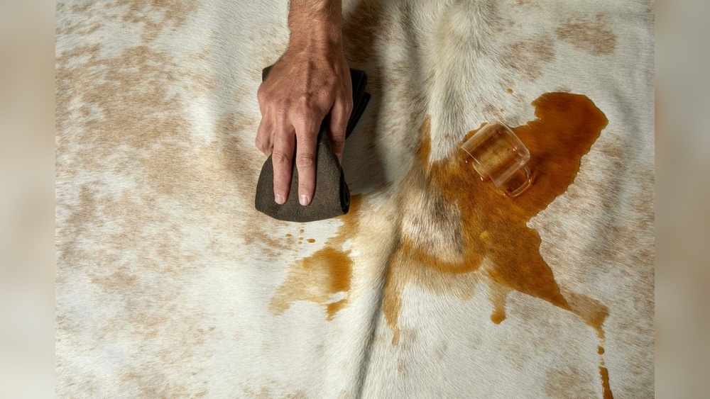 How to Get Pet Poop off of Cowhide Rug