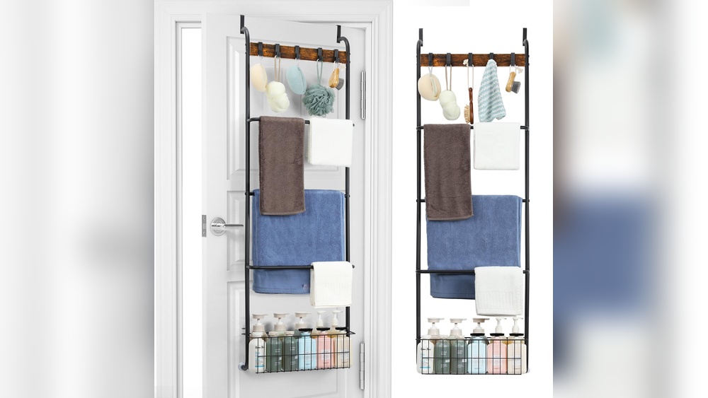 How to Hang a Towel Rack on a Door