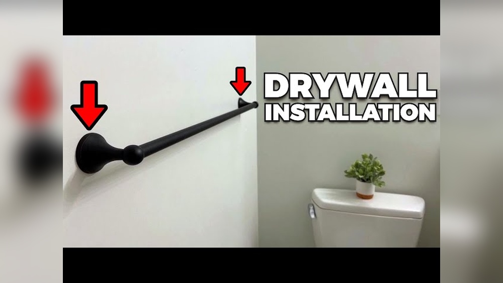 How to Hang a Towel Rack on Drywall