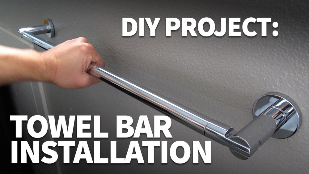 How to Hang Bathroom Towel Racks