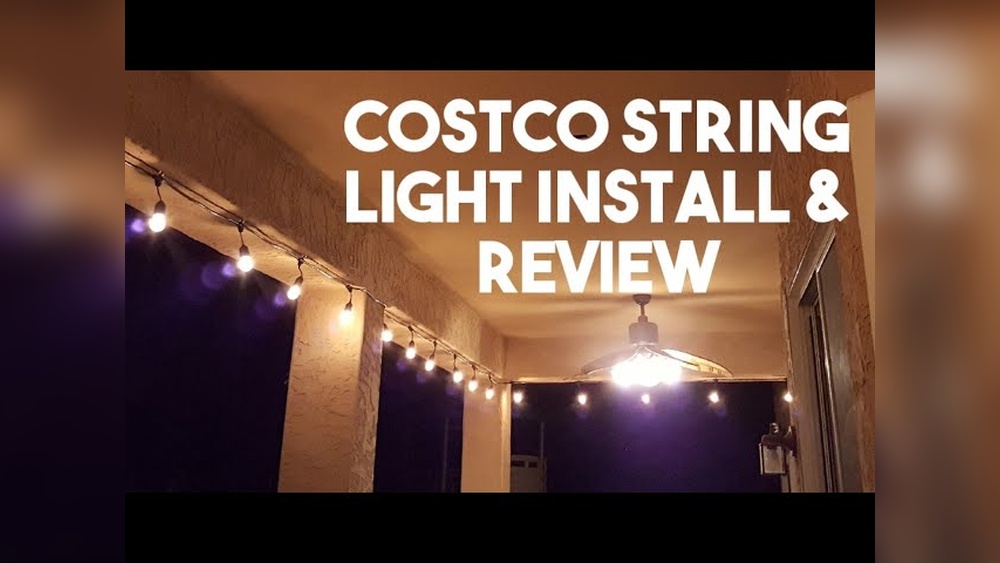 How to Hang Costco Led String Lights