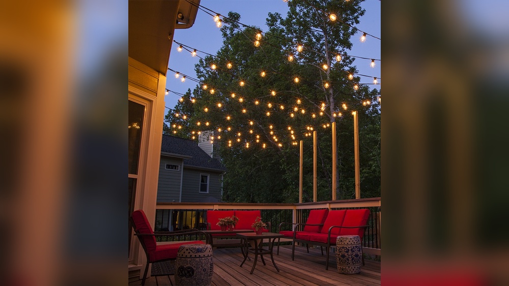 How to Hang Led String Lights on Patio