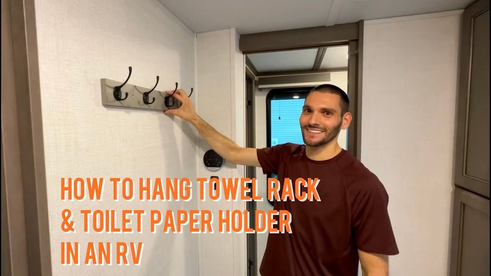 How to Hang Towel Rack in Rv