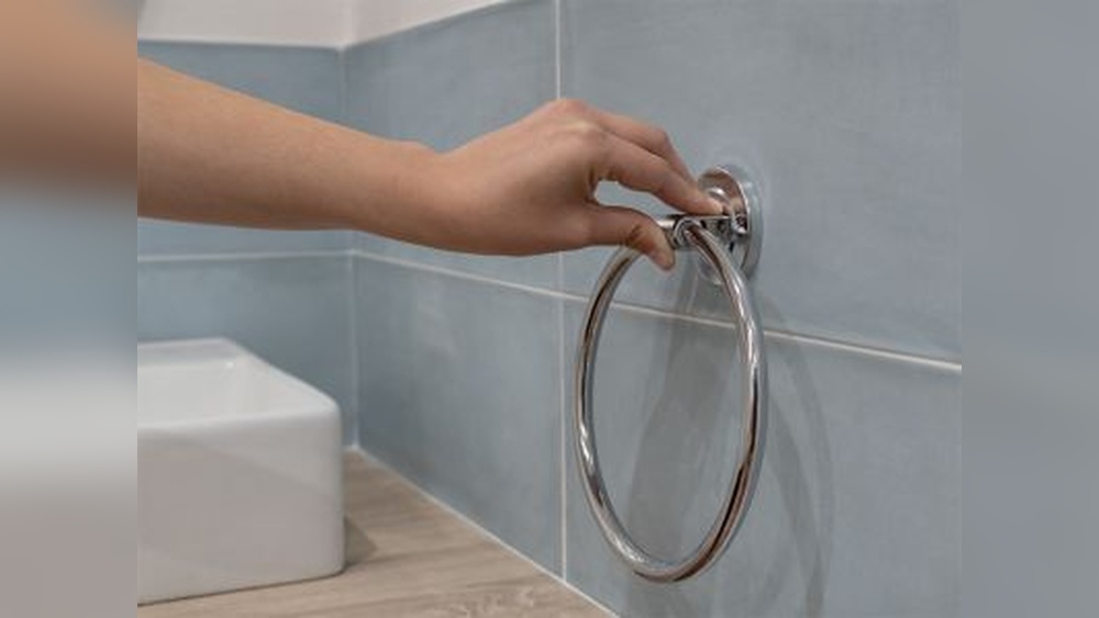 How to Hang Towel Rack on Tile
