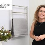 How to Hang Towels on a Heated Towel Rack