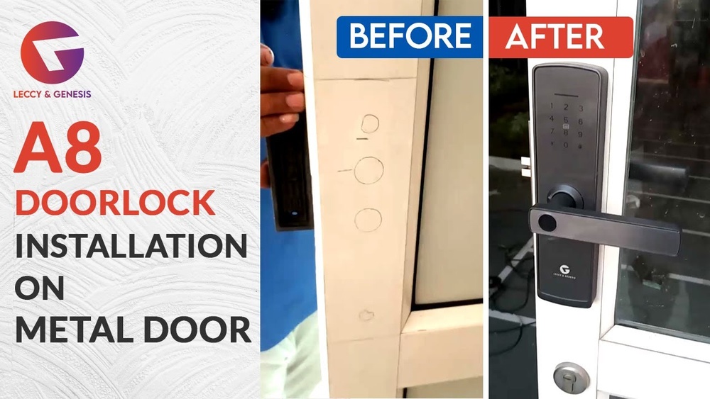 How to Install a Smart Lock into a Metal Door