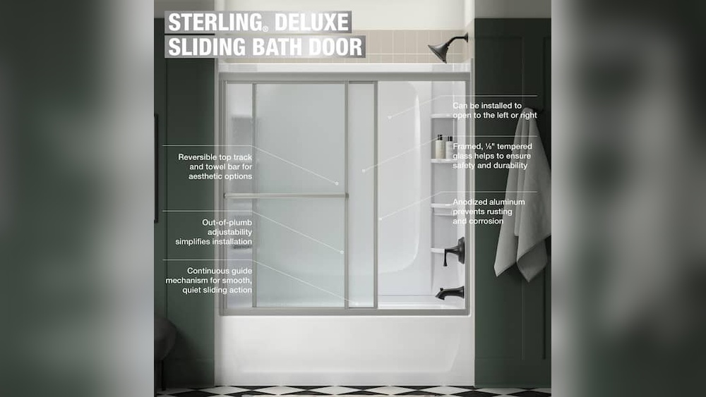 How to Install a Towel Rack Inside a Tub Enclosure