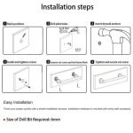 How to Install a Towel Rack With Drill Anchors