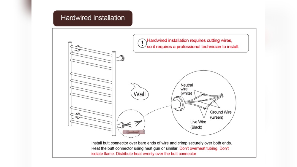 How to Install Electric Heated Towel Rack