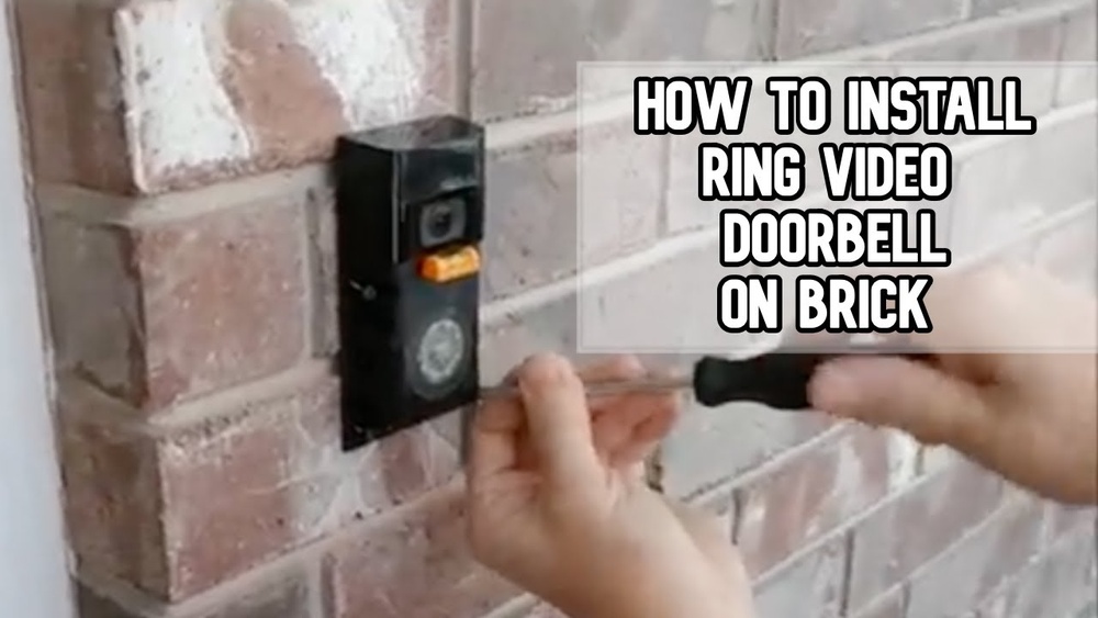 How to Install Ring Video Doorbell on Brick