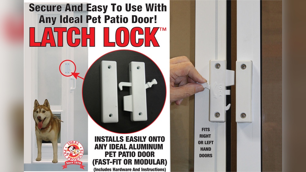 How to Lock Sliding Patio Door With Pet Door