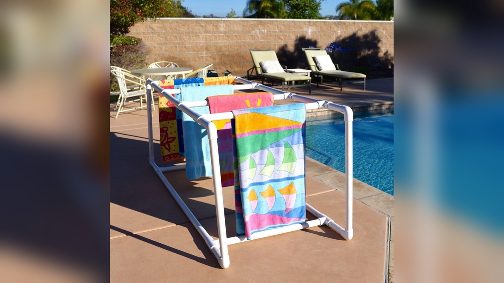 How to Make a Pvc Pipe Towel Rack