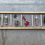 How to Make a Towel Rack Out of a Ladder