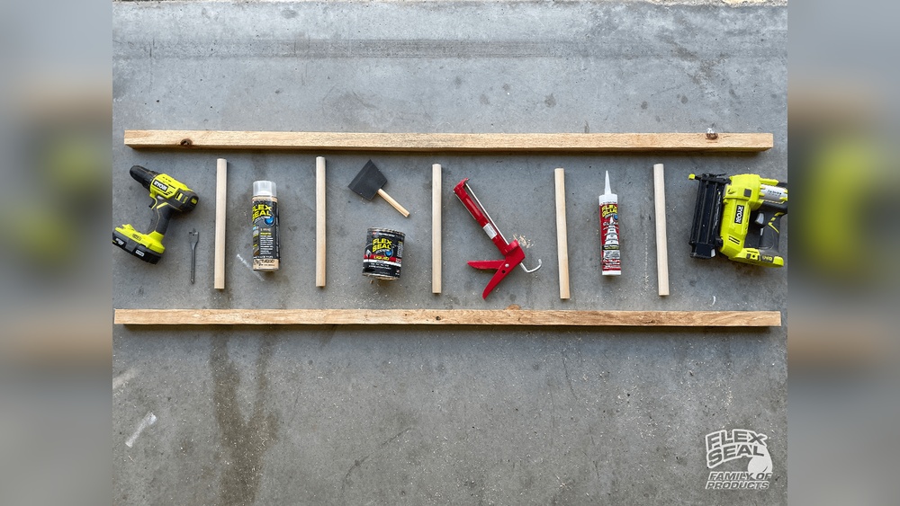 How to Make a Towel Rack Out of a Ladder