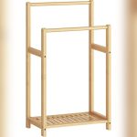 How to Make a Wood Towel Rack 2 Piece High