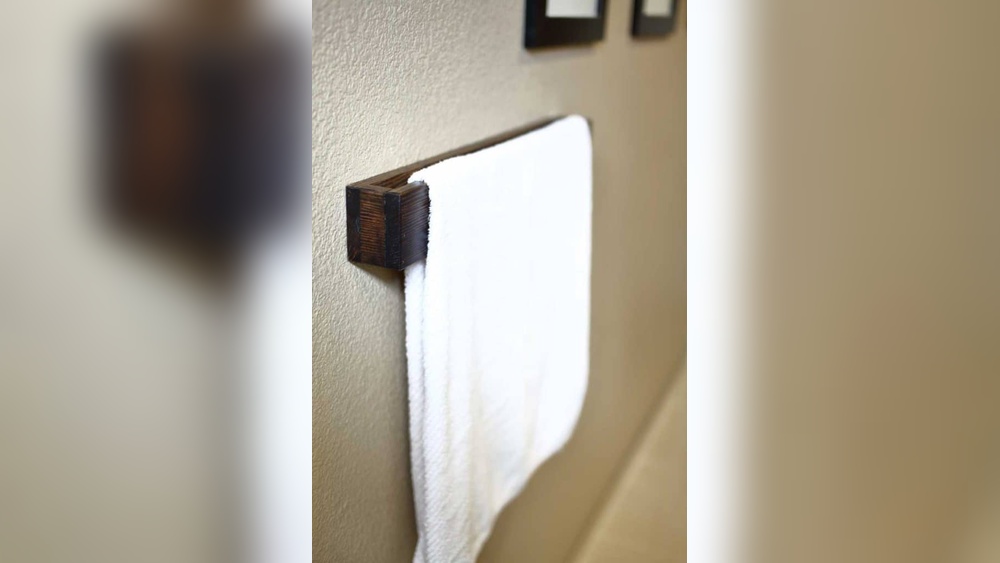 How to Make a Wooden Towel Rack Bars