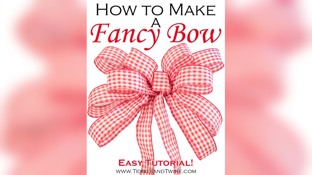 How to Make Decorative Bow for Wreath
