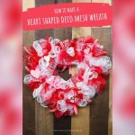 How to Make Decorative Mesh Ribbon Heart Wreath