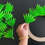 How to Make Paper Wreath for Home Decoration