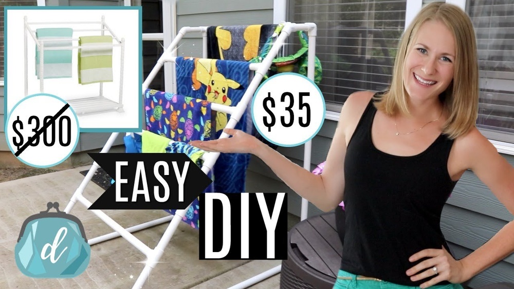 How to Make Pool Towel Rack