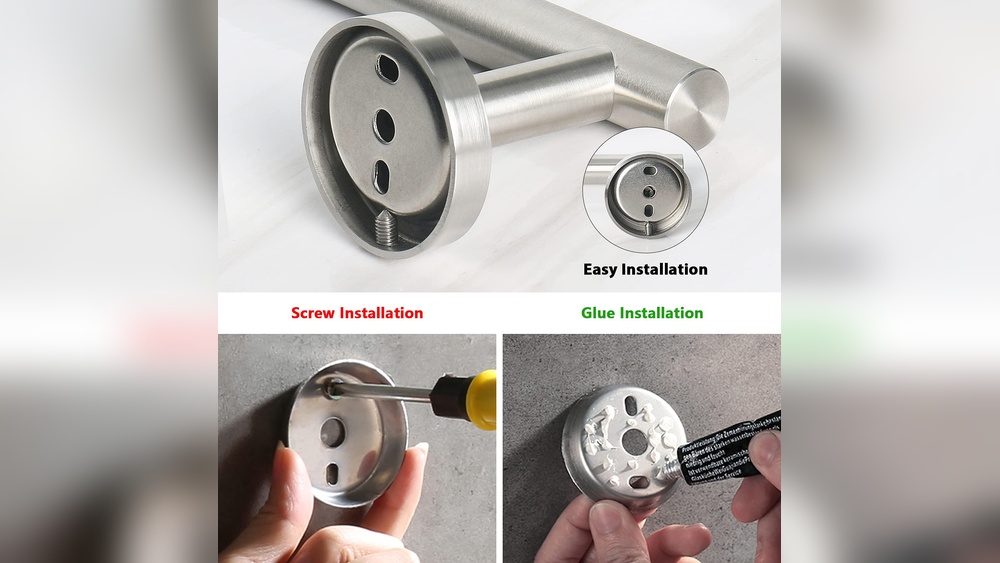 How to Mount Plate Towel Rack