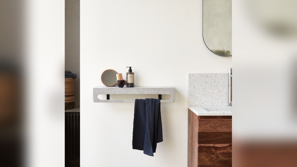 How to Mount Towel Rack to Concrete Wall
