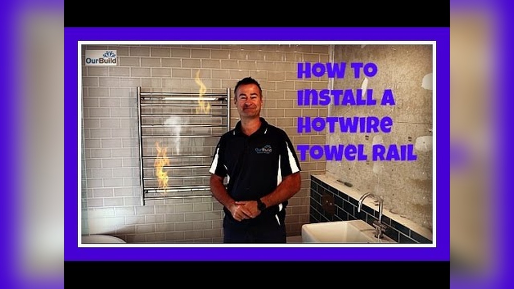 How to Put Up a Towel Rack With Wire Mounting