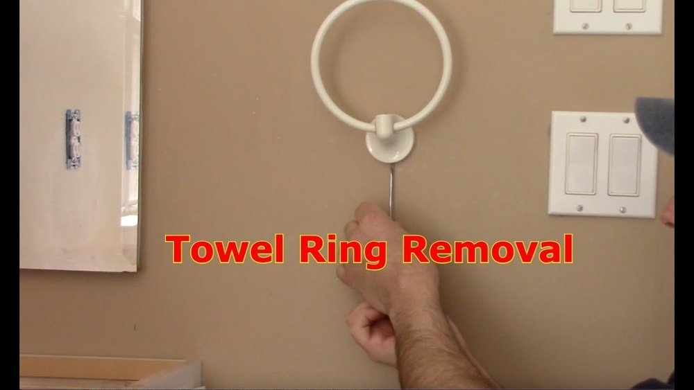 How to Remove Hand Towel Rack from Wall