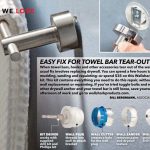 How to Repair a Loose Towel Rack