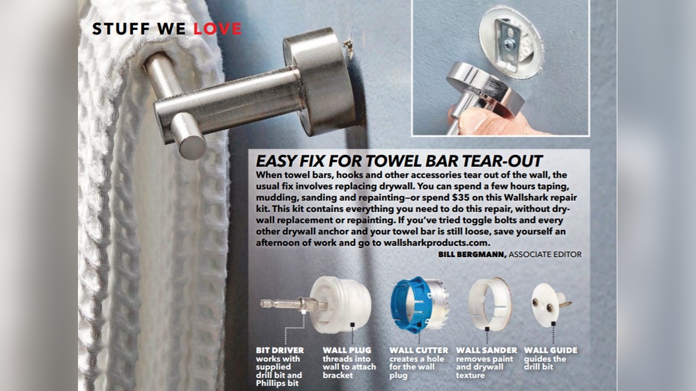 How to Repair a Loose Towel Rack