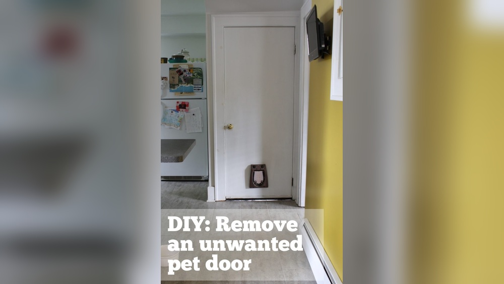 How to Repair Pet Door Flap