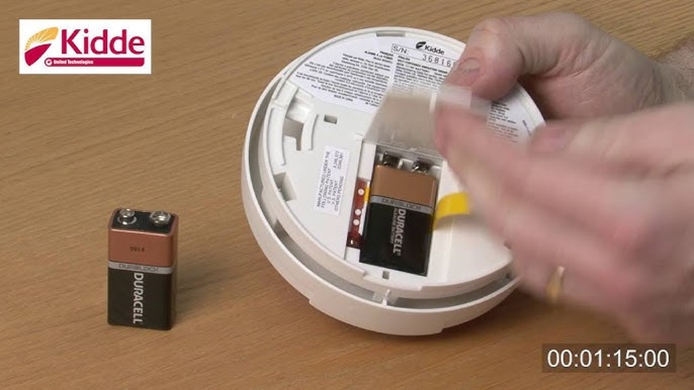 How to Replace 9V Battery in Kidde Smoke Detector