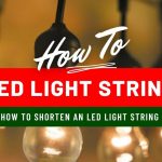 How to Shorten a String of 50 Led Lights