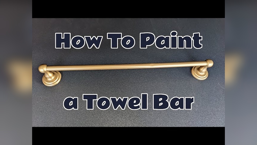 How to Spray Paint a Towel Rack