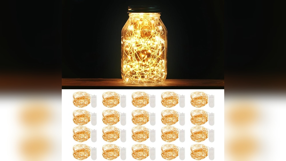 How to String Mini Led Lights into a Jar