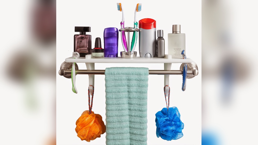 How to Turn a Towel Rack into a Shelf