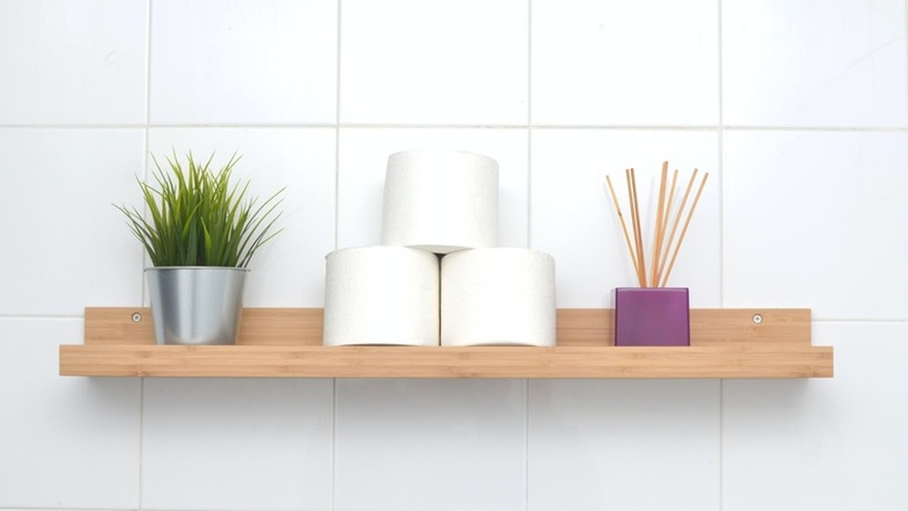 How to Turn Towel Rack into Shelves