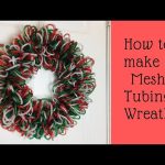 How to Use Decorative Mesh Tube for a Wreath