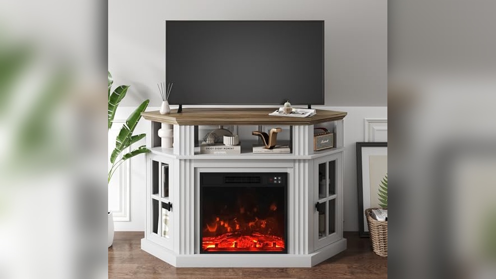 Best Corner Electric Fireplace Tv Stand