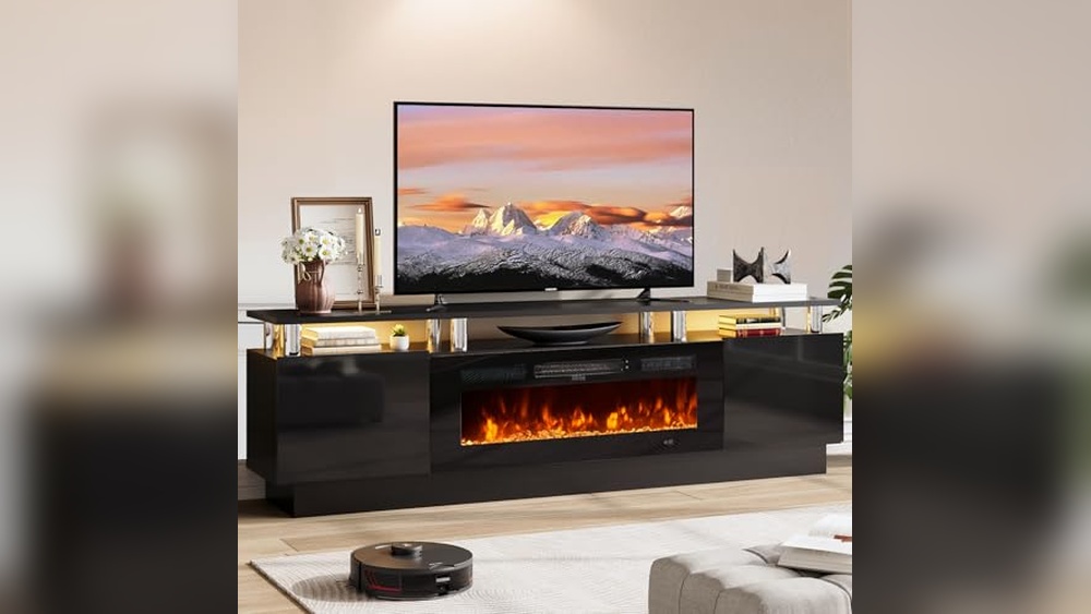 Best Rated Electric Fireplace Tv Stand